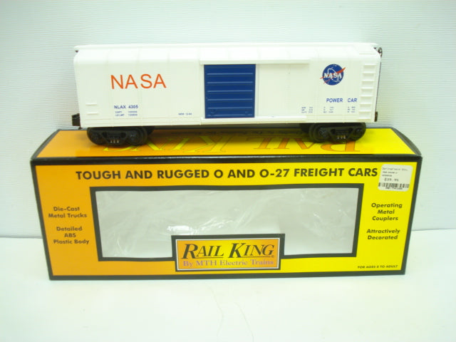 MTH 30-74188 NASA Rounded Roof Box Car w/Generator LN