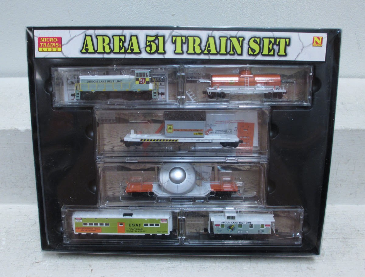 Micro-Trains 99321240 N Scale GLBL Area 51 Diesel Freight Train Set #51