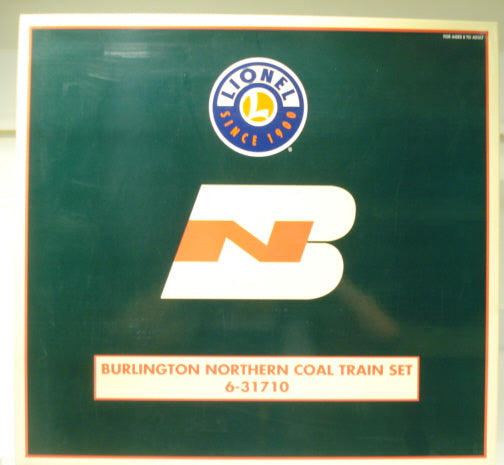 Lionel 6-31710 O Gauge Burlington Northern Coal Diesel Freight Set LN/Box