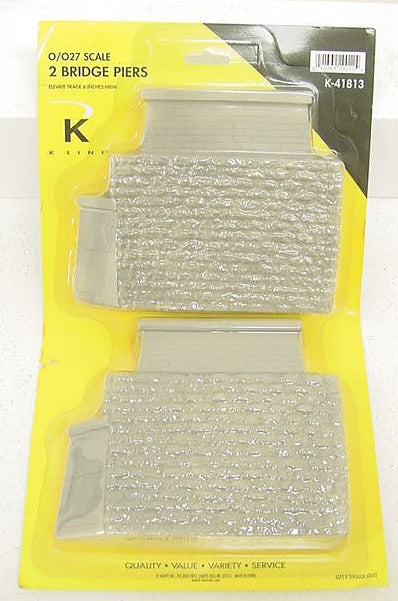K-Line K-41813 O And O-27 Scale Bridge Piers Packaged (Pack of 2)