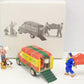 Dept 56 54892 Snow Village "Moving Day" Ceramic Accessories (Set of 3) LN/Box