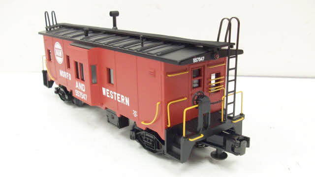 MTH 20-91072 Norfolk & Western Bay Window Caboose #557547 LN/Box