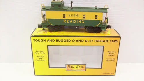 MTH 30-7789 O Reading RailKing Offset Steel Caboose Car #92867 LN/Box