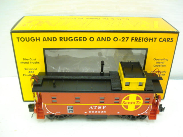 MTH 30-77163 O Santa Fe RailKing Offset Steel Caboose Car #999608