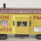 K-Line K612-2111 O Gauge Union Pacific Bay Window Caboose #24528 with Smoke LN/Box