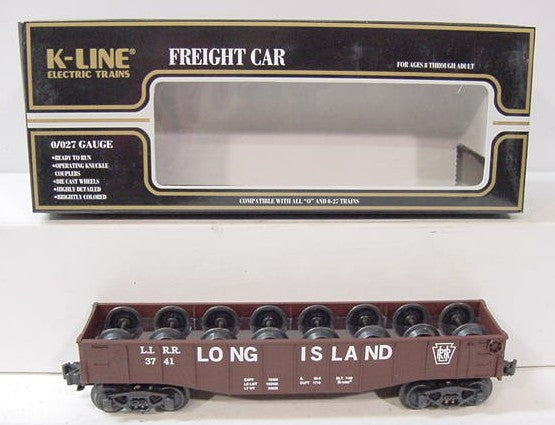 K-Line K651-3741 O Gauge Long Island Railroad Gondola LN/Box