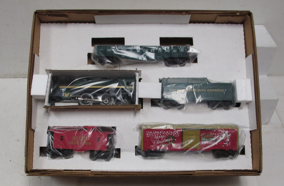 Lionel 7-99001 O Gauge Mickey's Holiday Express Steam Train Set LN/Box