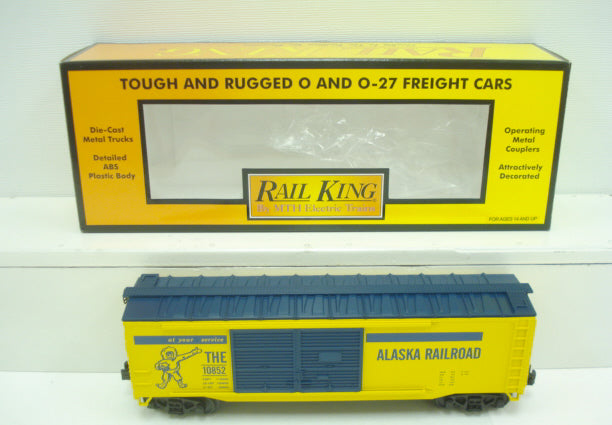 MTH 30-74513 O Gauge Alaska 40' Double Door Boxcar NIB
