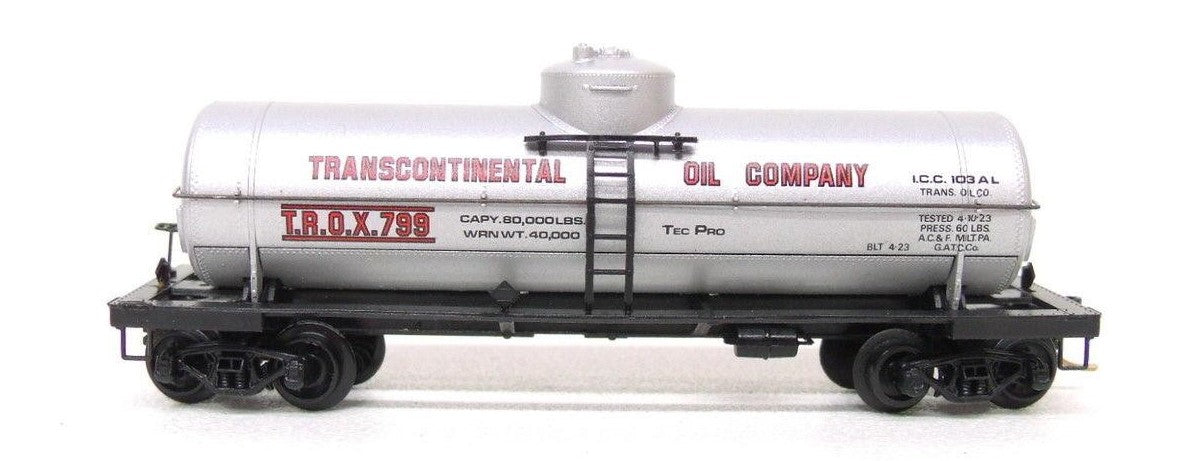 Micro-Trains 06500050 N Transcontinental Oil 39' Single Dome Tank Car #799 LN/Box