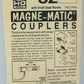 Kadee 32 HO Scale Magne-Matic Couplers Two Pair - with Draft Gear Kit