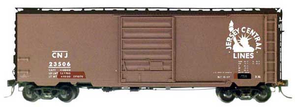 Kadee 5229 HO Central New Jersey 40' PS-1 Boxcar with 8' PS Door #23506 LN/Box
