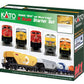 Kato 106-0026 FEC GE ES44C4 Gevo And Mixed Freight N Gauge Starter Set