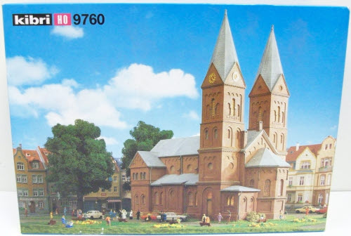 Kibri 9760 HO Scale Roman Catholic Church Building Kit