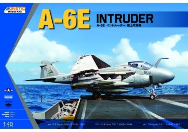 Kinetic 48023 1:48 A-6E Intruder Twin-Engine Military Aircraft Plane Kit