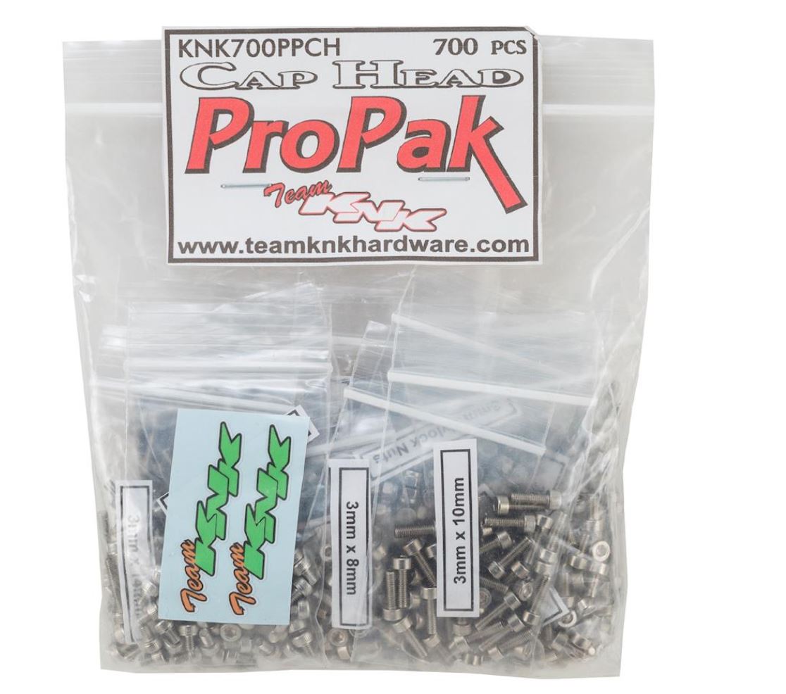 Team KNK 700PPCH Cap Head ProPak Stainless Bulk Bag (Pack of 700)