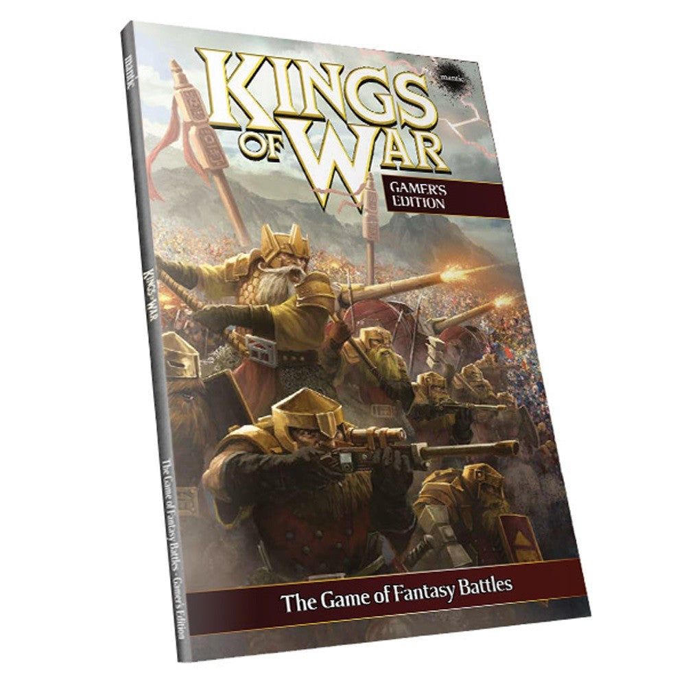 Mantic Games MGKW05 The Game of Fantasy Battles King of War Gamer Edition Book