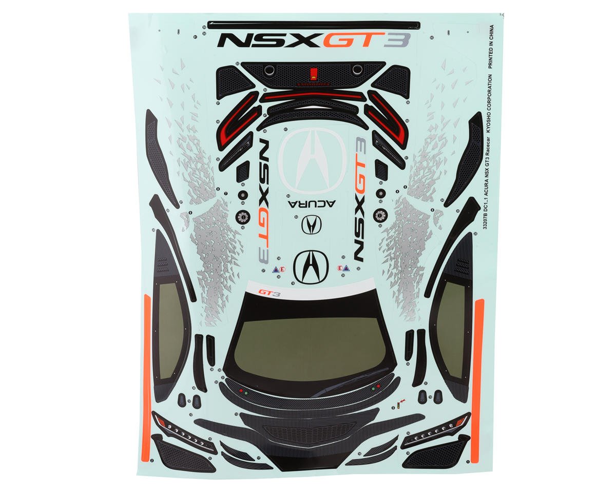 Kyosho 39213LW 1:10 Fazer Mk2 Acura NSX Touring Car Lightweight Clear Body Set