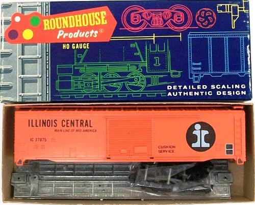 Roundhouse 1202 HO Illinois Central Box Car Kit