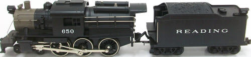 MTH 30-1142-1 Reading 4-6-0 Camelback Steam Locomotive & Tender w/PS1 #650 LN/Box