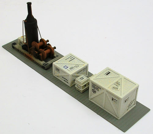 Ertl 4159 HO Scale Mine Head Pumping Machinery Gondola Load