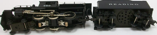 MTH 30-1142-1 Reading 4-6-0 Camelback Steam Locomotive & Tender w/PS1 #650 LN/Box