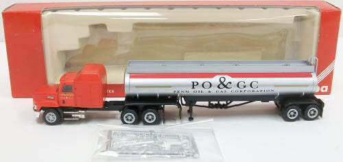 Herpa 6066 HO PO&GC Penn Oil & Gas Corporation Kenworth Tractor Trailer