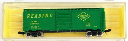 Atlas 34112 N Scale Reading 40' Boxcar #107984 LN/Box