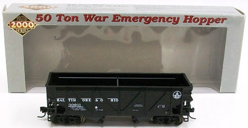 Proto 2000 23821 HO Scale Baltimore & Ohio War Emergency Hopper Car #30911 LN/Box