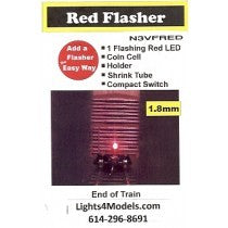 Evans Designs 3Volt FRED End of Train Red Flasher