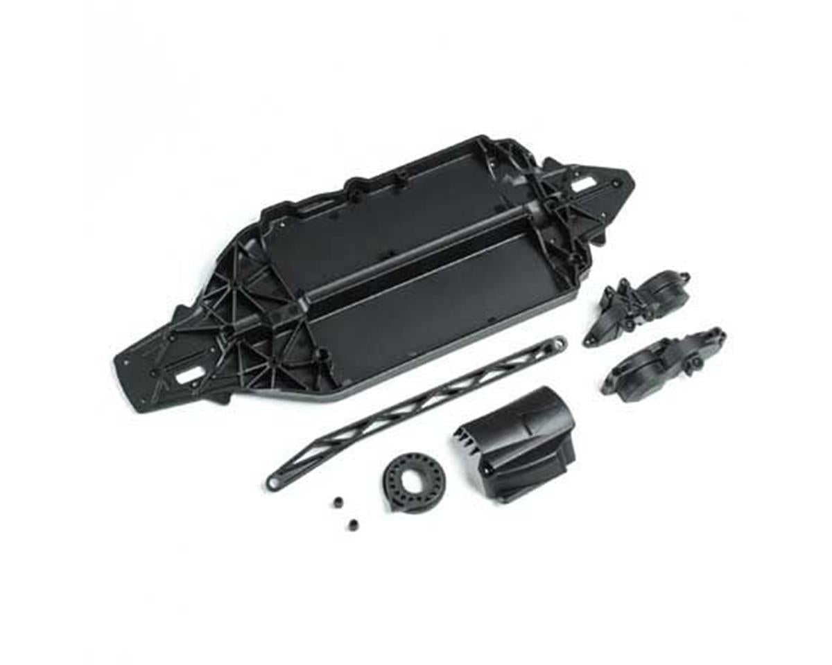 Losi 232066 V100 Chassis, Gear Cover, Heat Shield Set