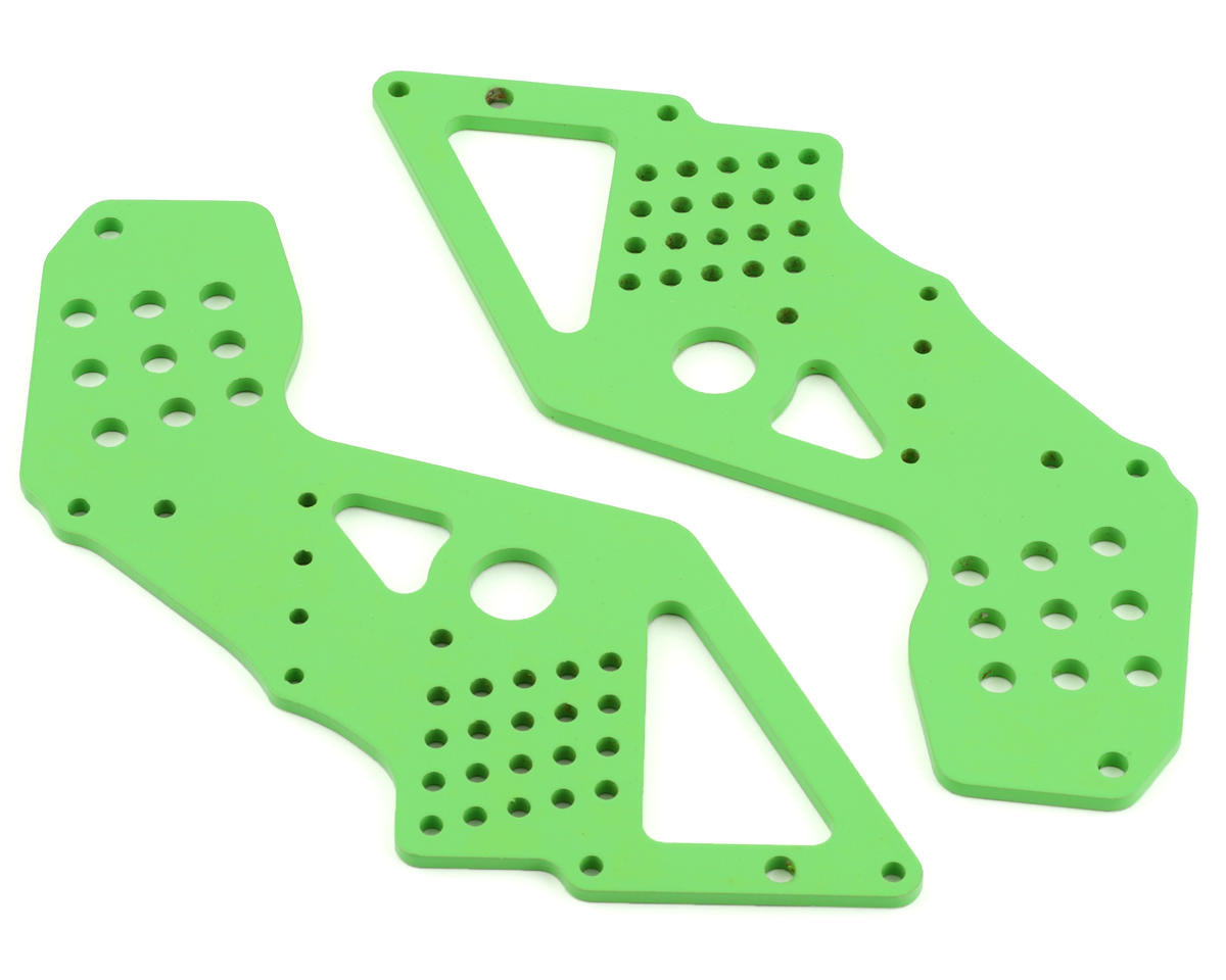 Losi LOS241059 LMT Mega KS Green Front Chassis Plate (Pack of 2)