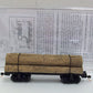 Micro-Trains 86500020 HOn3 30' Log Car w/Load