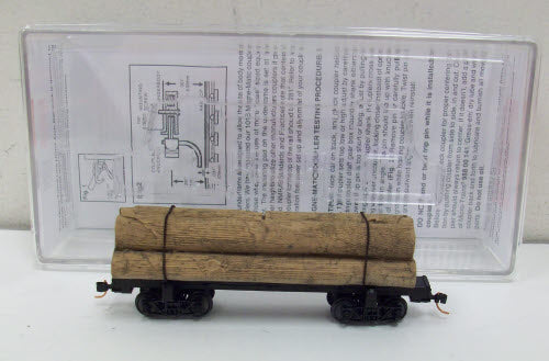 Micro-Trains 86500020 HOn3 30' Log Car w/Load
