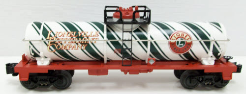 Lionel 6-36108 O Gauge Candy Cane Single Dome Tank Car LN/Box