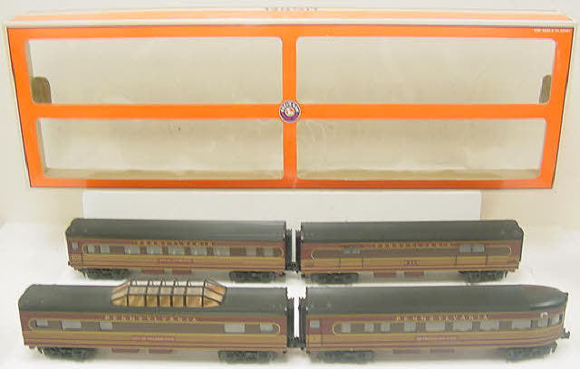 Lionel 6-39065 Pennsylvania Streamliner Passenger Car 4-Pack VG/Box