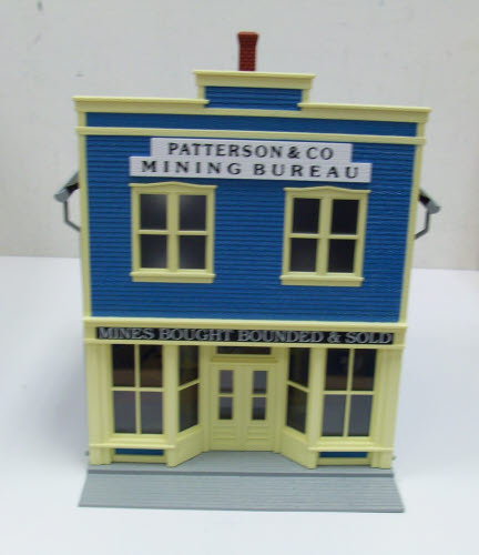 MTH 30-90275 Patterson & Co. Mining Bureau 2-Story Store Front Building LN