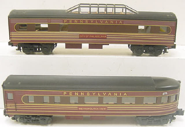 Lionel 6-39065 Pennsylvania Streamliner Passenger Car 4-Pack VG/Box