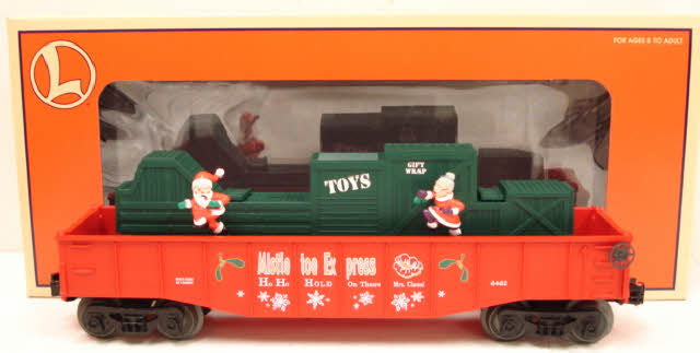 Lionel 6-26737 O Gauge Operating Chasing Santa Gondola LN/Box