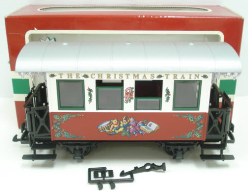 LGB 3607 G Scale The Christmas Train Passenger Car NIB