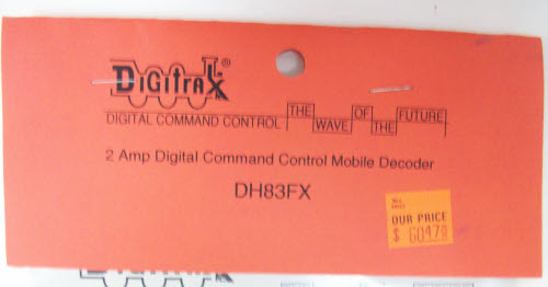 Digitrax DH83FX 2 Amp Digital Command Mobile Decoder