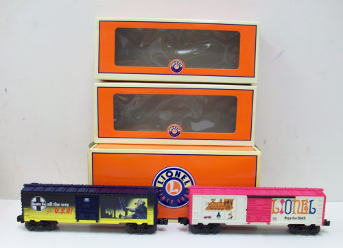 Lionel 6-29965 O Gauge Lionel Art Box Car Two Pack LN/Box
