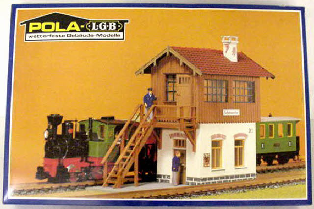 Pola 914 G Scale 2-Story Switch Tower Building LN/Box