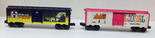 Lionel 6-29965 O Gauge Lionel Art Box Car Two Pack LN/Box