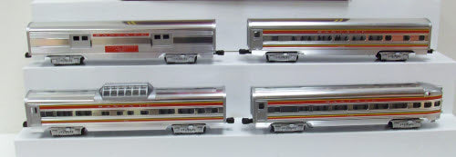 MTH 20-2153 O Santa Fe El Capitan Passenger Car Set (Set of 4) LN/Box