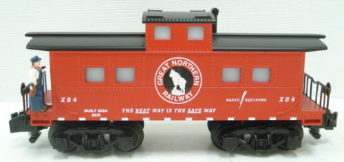 American Flyer 6-49017 S Gauge Great Northern Animated Caboose