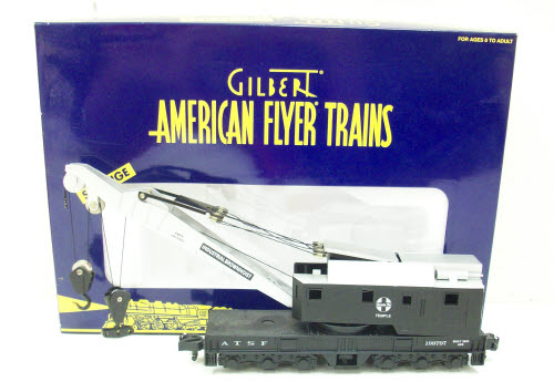 American Flyer 6-49012 S Gauge Santa Fe Crane Car #199797 LN/Box