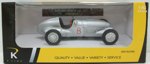 K-Line 4800 1:43 Kruisers Gray 1937 Mercedes-Benz W125 Silberpfeil Diecast Car
