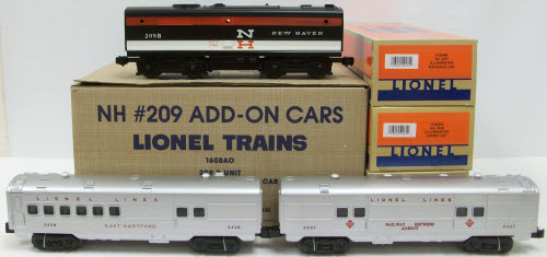 Lionel 6-52447 LCCA New Haven Alco Non-Powered B-Unit/Pass. Add-On Set NIB