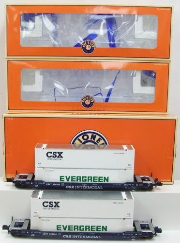 Lionel 6-21894 CSX Husky Stack Cars (Set of 2) LN/Box