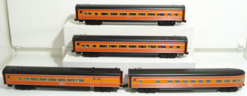 Lionel 6-29115 O Gauge Southern Pacific 4-Car Aluminum Passenger Set LN/Box
